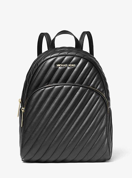 michael kors abbey rucksack sangria xs masse|Abbey Medium Quilted Leather Backpack .